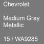 Preview: Chevrolet, Medium Gray Metallic, 15 / WA9285.